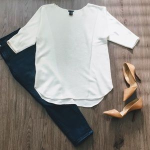 Cream tunic sweater